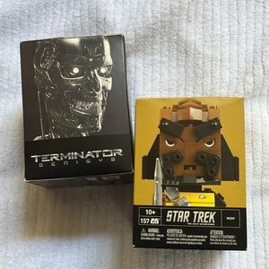 Kubros terminator and Star Trek figures